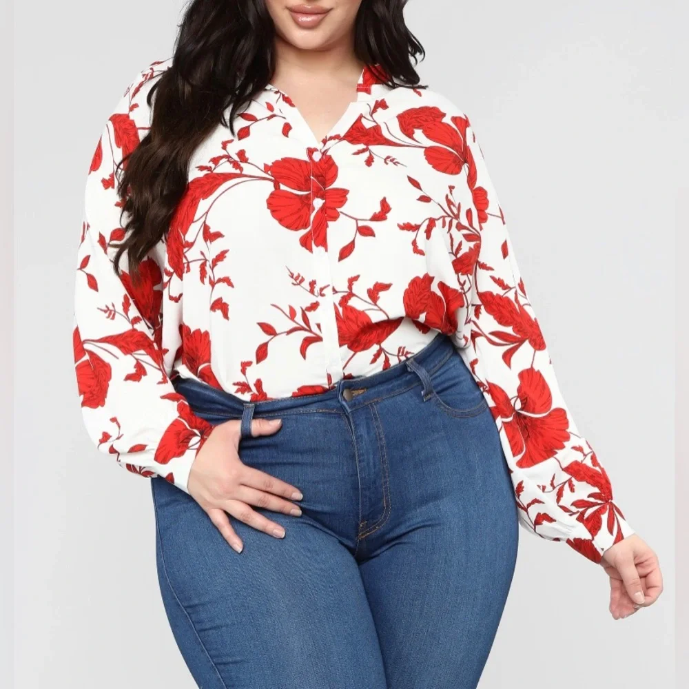 Floral print top - Picture 3 of 7